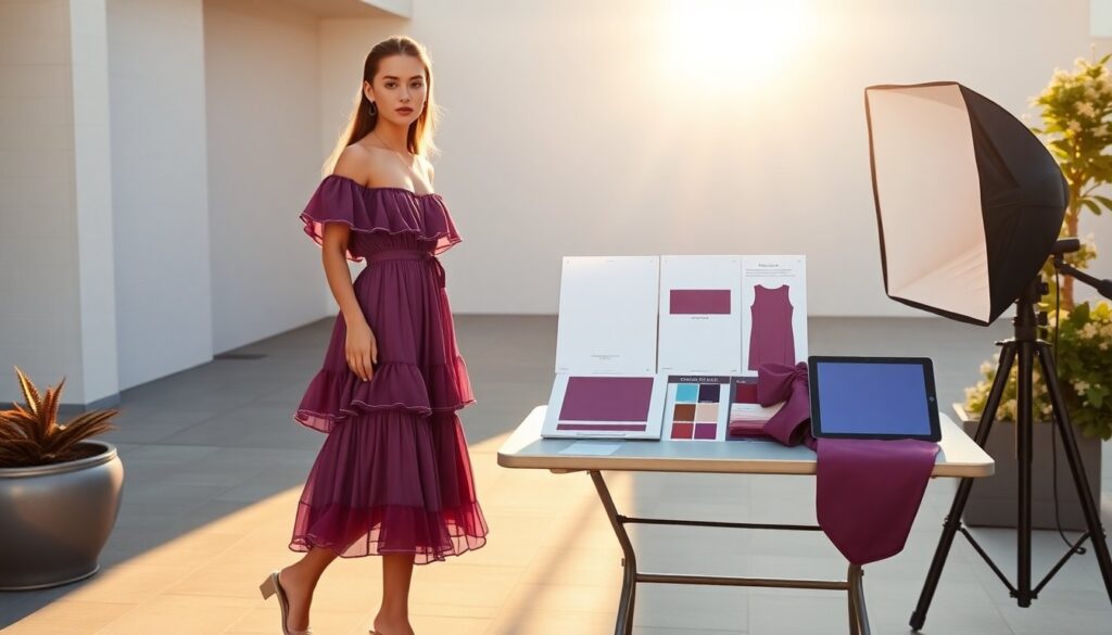 cwhr frilly amethyst summer dress contest entry