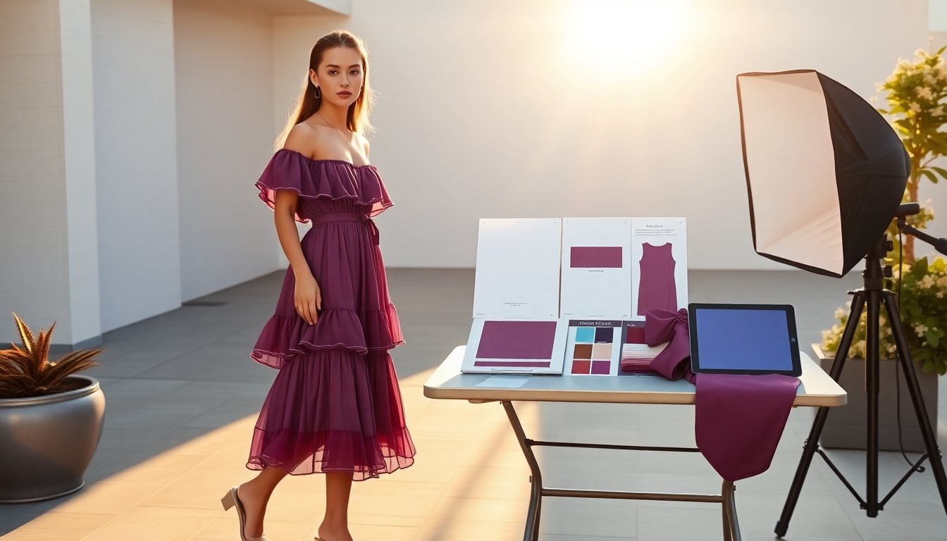 cwhr frilly amethyst summer dress contest entry